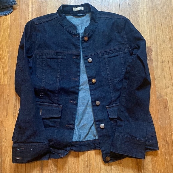 Eileen fisher jean jacket - Picture 1 of 4